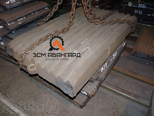 Плиты дробящие (шаг 80) комплект 2 шт на СМД-110